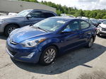 2016 Hyundai Elantra Se Синий vin: 5NPDH4AE9GH765359