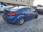 2016 Hyundai Elantra Se Синий vin: 5NPDH4AE9GH783361