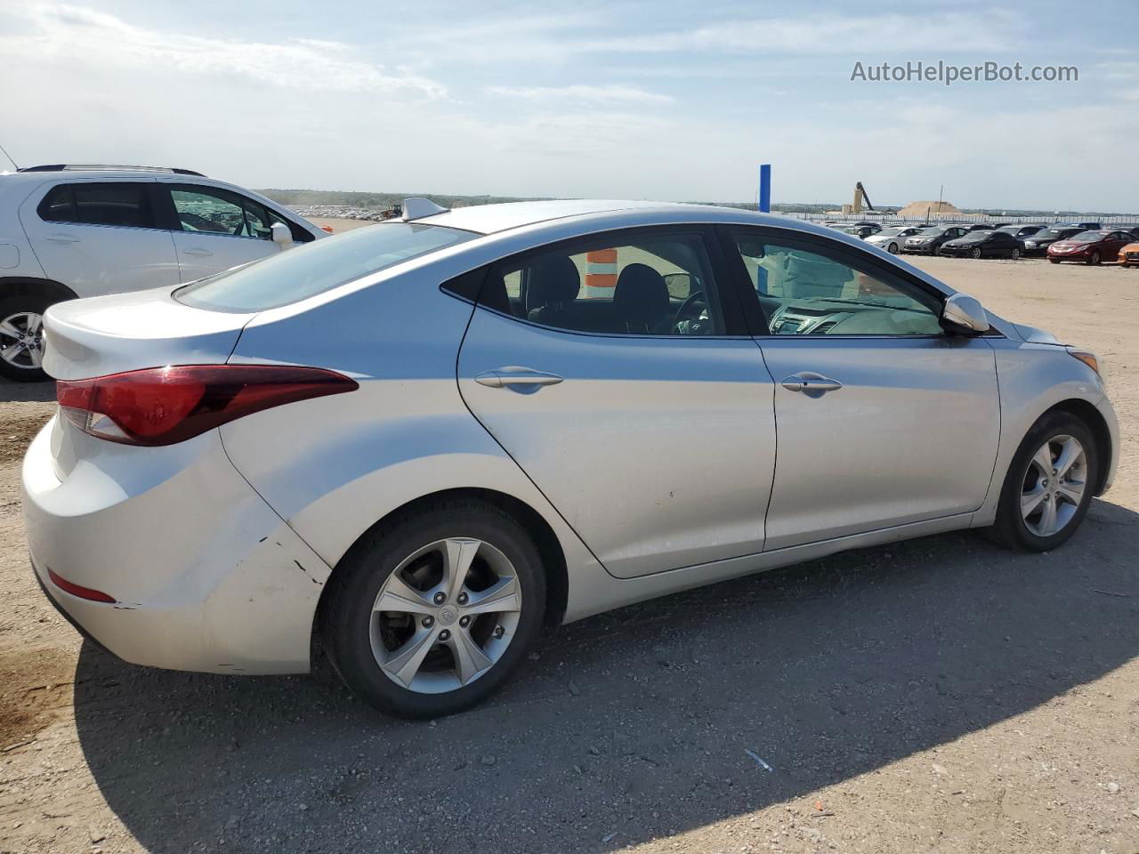 2016 Hyundai Elantra Se Silver vin: 5NPDH4AE9GH783957