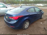 2016 Hyundai Elantra Se Blue vin: 5NPDH4AE9GH786910