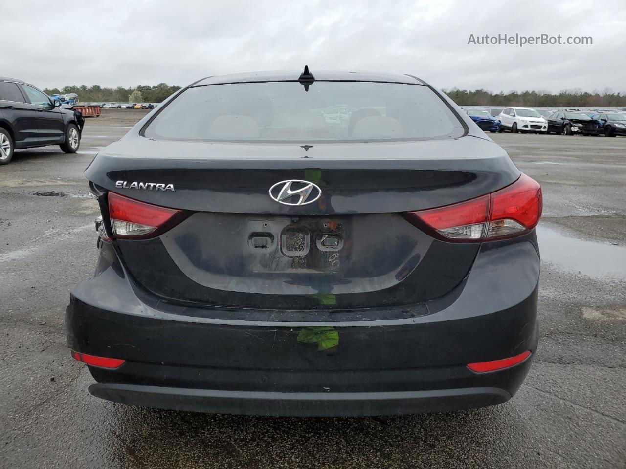 2016 Hyundai Elantra Se Black vin: 5NPDH4AE9GH794585