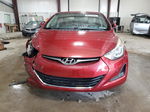 2016 Hyundai Elantra Se Maroon vin: 5NPDH4AE9GH798863