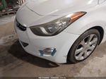 2011 Hyundai Elantra Limited White vin: 5NPDH4AEXBH001710