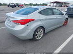 2011 Hyundai Elantra Limited Silver vin: 5NPDH4AEXBH002601