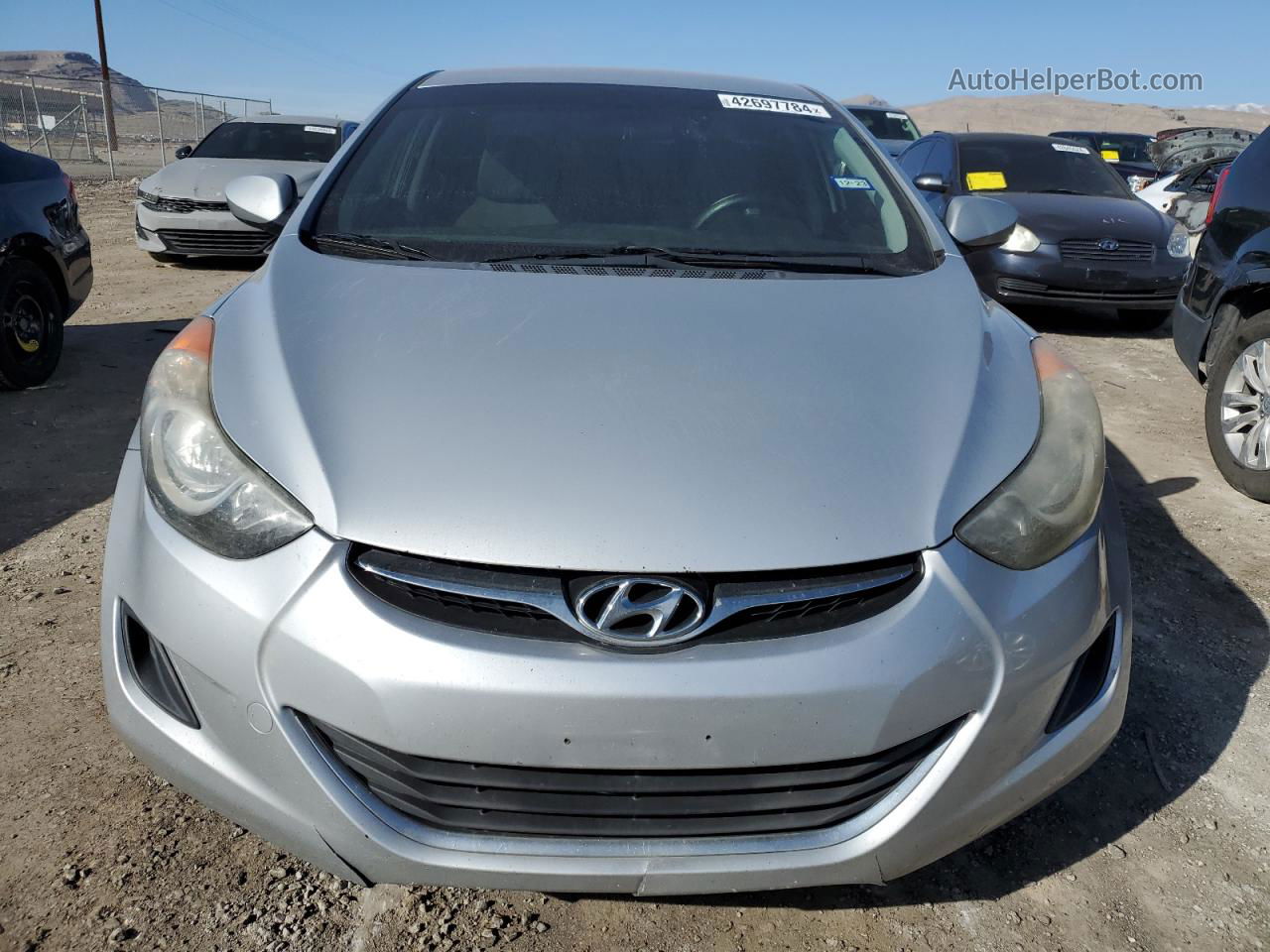 2011 Hyundai Elantra Gls Silver vin: 5NPDH4AEXBH004252