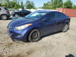 2011 Hyundai Elantra Gls Blue vin: 5NPDH4AEXBH013842