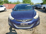 2011 Hyundai Elantra Gls Blue vin: 5NPDH4AEXBH013842