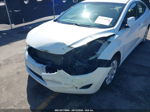 2011 Hyundai Elantra Gls White vin: 5NPDH4AEXBH029023