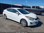 2011 Hyundai Elantra Gls White vin: 5NPDH4AEXBH029023