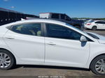 2011 Hyundai Elantra Gls White vin: 5NPDH4AEXBH029023