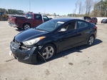 2011 Hyundai Elantra Gls Black vin: 5NPDH4AEXBH040488