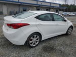 2011 Hyundai Elantra Gls White vin: 5NPDH4AEXBH041186