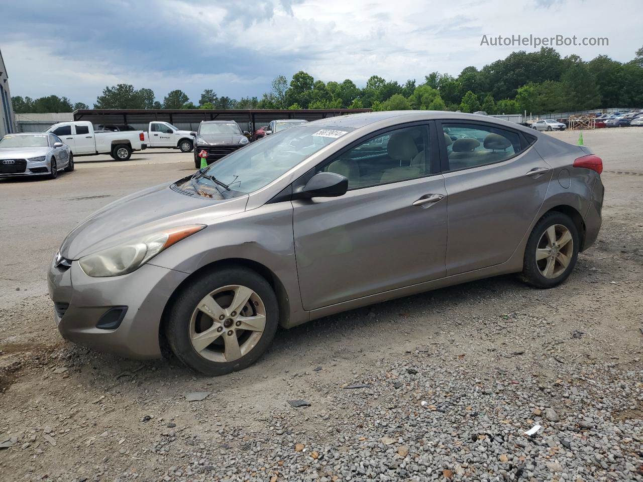 2011 Hyundai Elantra Gls Tan vin: 5NPDH4AEXBH045741