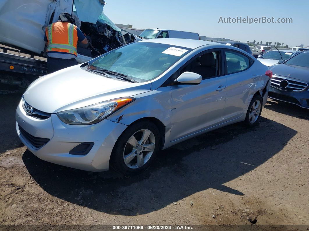 2011 Hyundai Elantra Gls Silver vin: 5NPDH4AEXBH048851