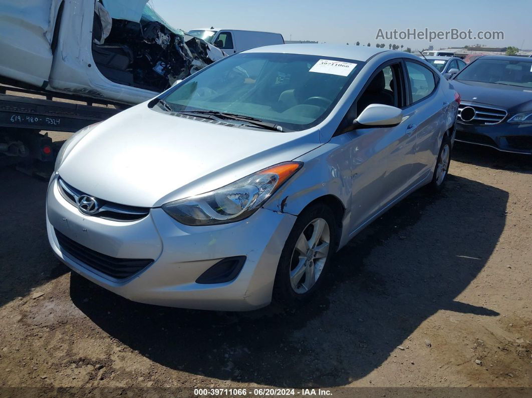 2011 Hyundai Elantra Gls Silver vin: 5NPDH4AEXBH048851