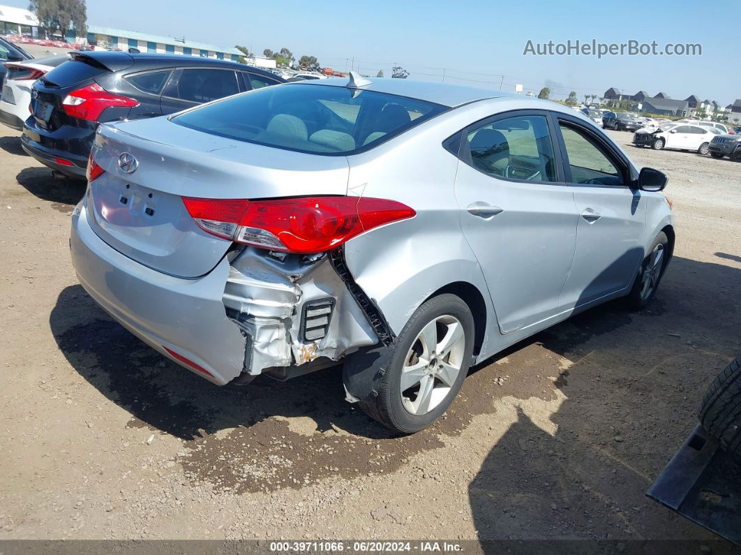 2011 Hyundai Elantra Gls Silver vin: 5NPDH4AEXBH048851