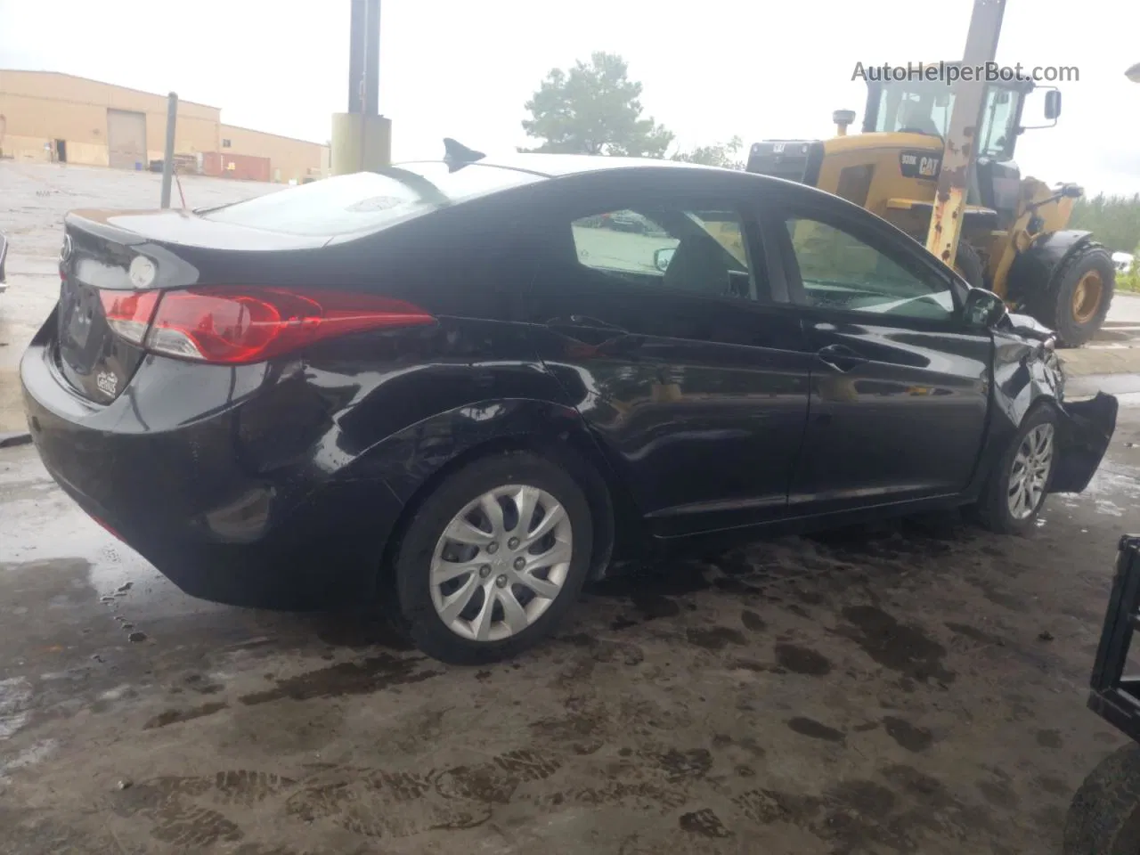 2012 Hyundai Elantra Gls Черный vin: 5NPDH4AEXCH079972