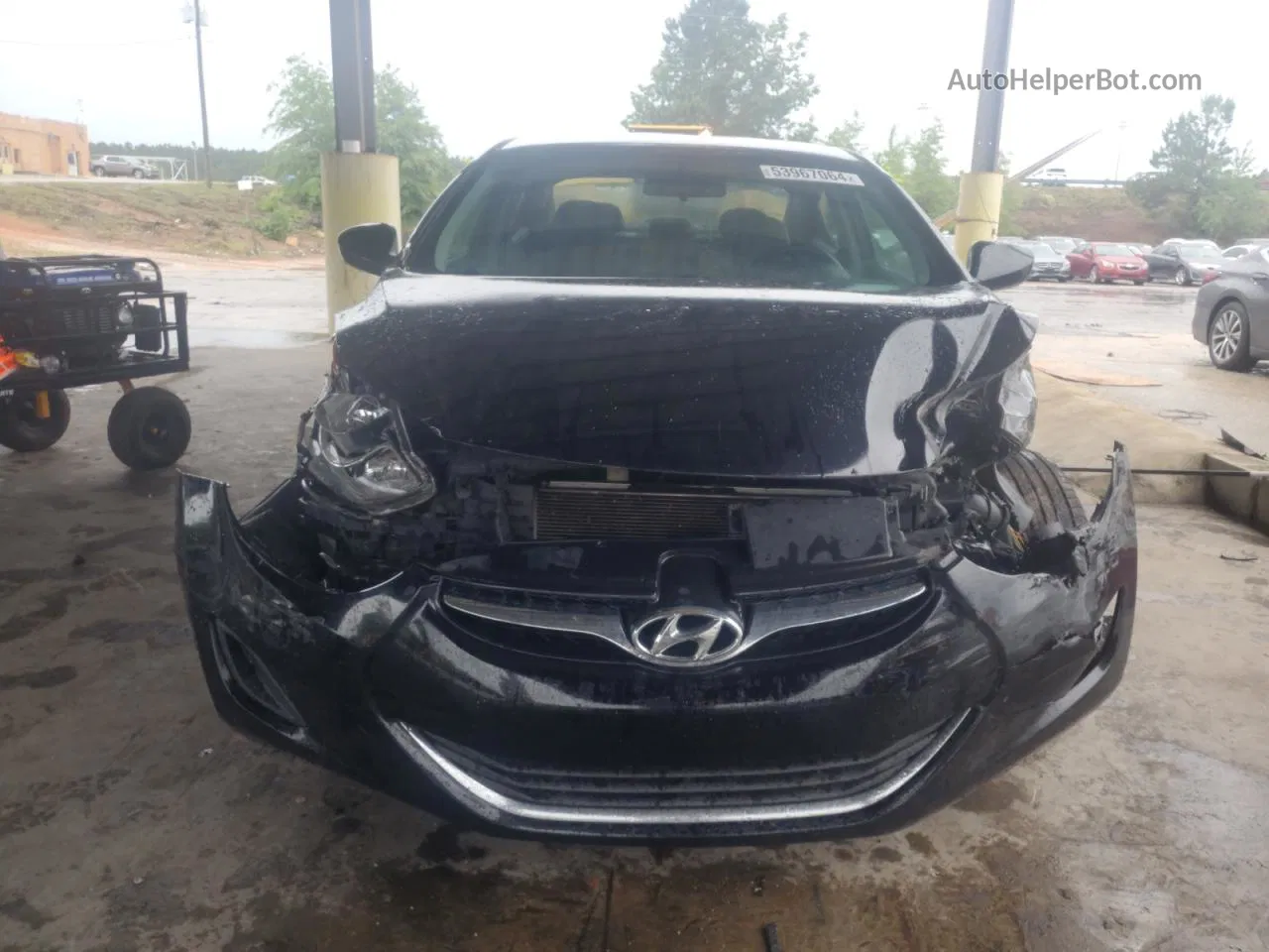 2012 Hyundai Elantra Gls Черный vin: 5NPDH4AEXCH079972