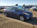 2012 Hyundai Elantra Gls Blue vin: 5NPDH4AEXCH096853