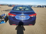 2012 Hyundai Elantra Gls Blue vin: 5NPDH4AEXCH096853