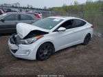 2012 Hyundai Elantra Limited White vin: 5NPDH4AEXCH127180