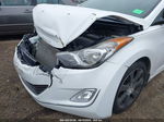 2012 Hyundai Elantra Limited White vin: 5NPDH4AEXCH127180