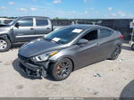 2013 Hyundai Elantra Gls Gray vin: 5NPDH4AEXDH161881