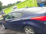 2013 Hyundai Elantra Gls Dark Blue vin: 5NPDH4AEXDH167454