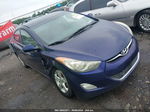 2013 Hyundai Elantra Gls Dark Blue vin: 5NPDH4AEXDH167454