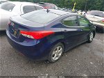 2013 Hyundai Elantra Gls Dark Blue vin: 5NPDH4AEXDH167454