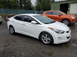 2013 Hyundai Elantra Gls White vin: 5NPDH4AEXDH294284