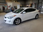 2013 Hyundai Elantra Gls White vin: 5NPDH4AEXDH339837