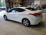 2013 Hyundai Elantra Gls White vin: 5NPDH4AEXDH339837