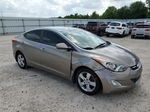 2013 Hyundai Elantra Gls Beige vin: 5NPDH4AEXDH386141