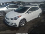 2013 Hyundai Elantra Gls White vin: 5NPDH4AEXDH409188