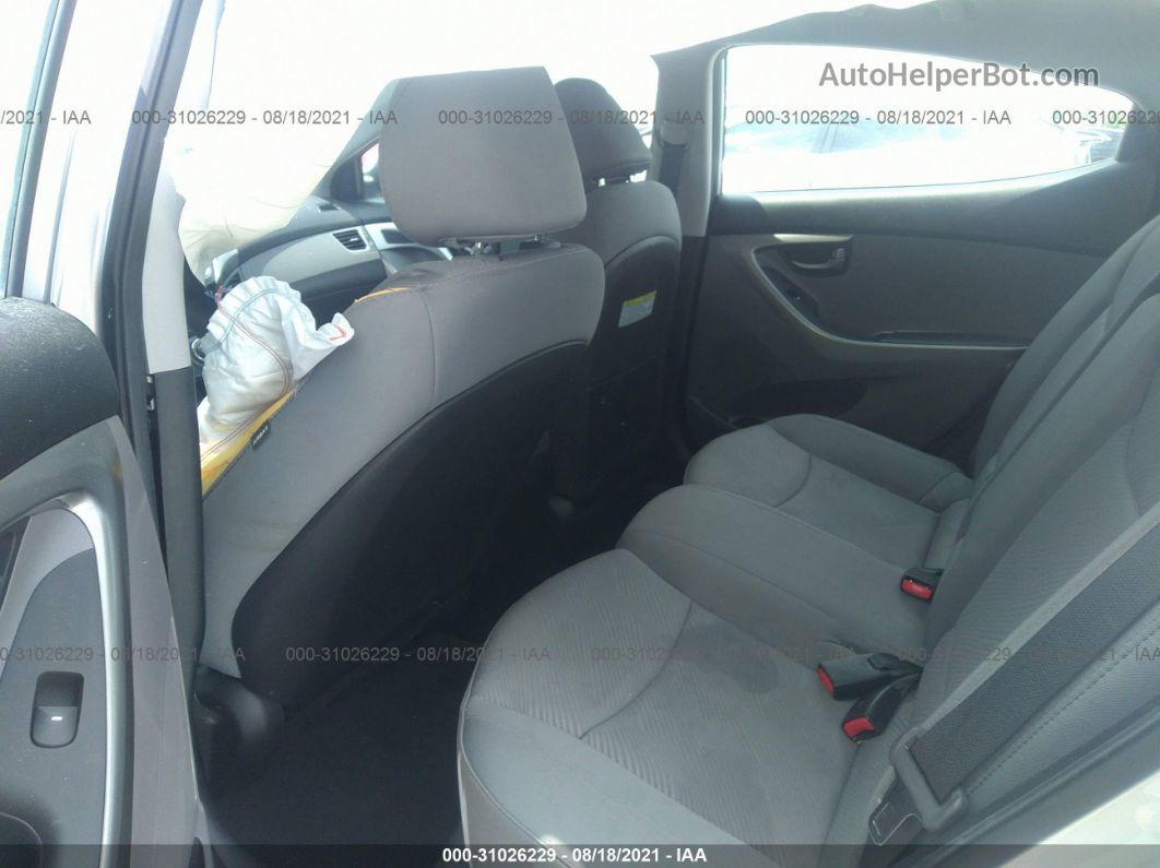 2013 Hyundai Elantra Gls Серебряный vin: 5NPDH4AEXDH417162