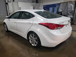 2013 Hyundai Elantra Gls White vin: 5NPDH4AEXDH446080