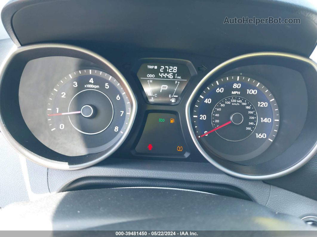 2013 Hyundai Elantra Limited Silver vin: 5NPDH4AEXDH446502