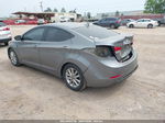 2014 Hyundai Elantra Se Gray vin: 5NPDH4AEXEH455847