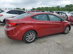 2014 Hyundai Elantra Se Brown vin: 5NPDH4AEXEH458201