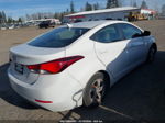 2014 Hyundai Elantra Se White vin: 5NPDH4AEXEH465259