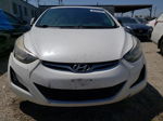 2014 Hyundai Elantra Se White vin: 5NPDH4AEXEH471241