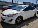 2014 Hyundai Elantra Se White vin: 5NPDH4AEXEH471241