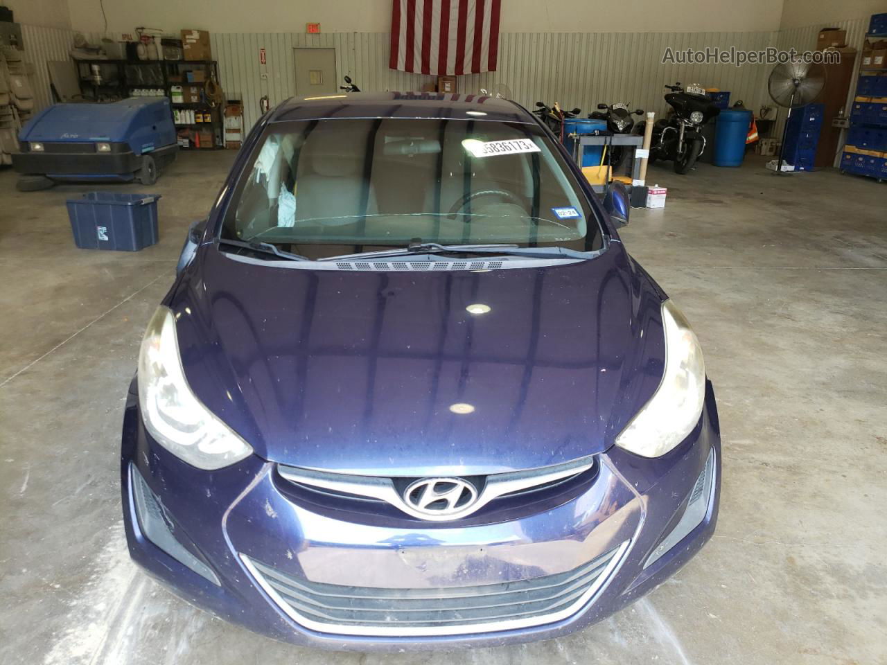 2014 Hyundai Elantra Se Blue vin: 5NPDH4AEXEH474737