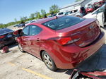 2014 Hyundai Elantra Se Burgundy vin: 5NPDH4AEXEH481400