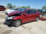 2014 Hyundai Elantra Se Burgundy vin: 5NPDH4AEXEH481400