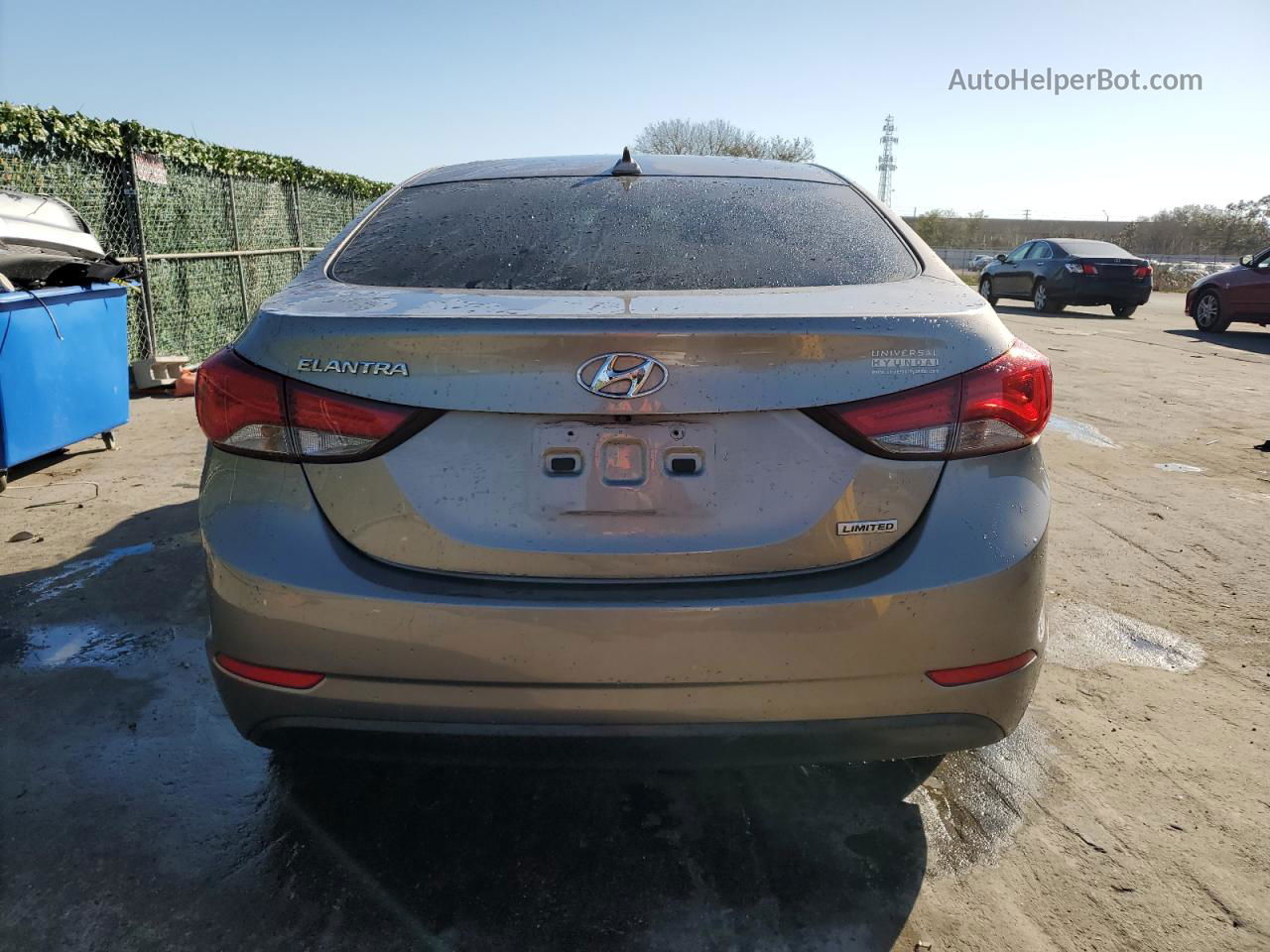 2014 Hyundai Elantra Se Tan vin: 5NPDH4AEXEH493305