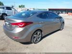 2014 Hyundai Elantra Limited Серебряный vin: 5NPDH4AEXEH497743