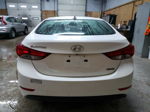 2014 Hyundai Elantra Se White vin: 5NPDH4AEXEH499069