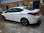 2014 Hyundai Elantra Se White vin: 5NPDH4AEXEH499069